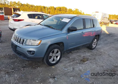 2013 Jeep Compass Sport из США, поврежденный, VIN 1C4NJDBB5DD228843